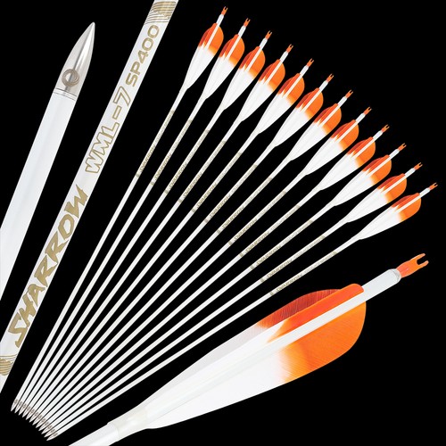 Pure carbon arrows feather - 32",