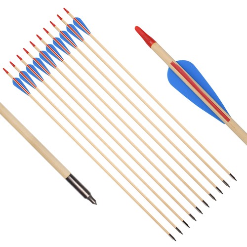 Archery wooden arrows - wooden,