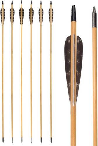 Inch wooden arrows - wooden,