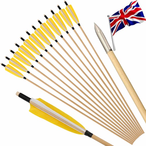 12x archery wooden - 12x, arrows