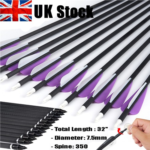 12x archery carbon arrows - 32'',