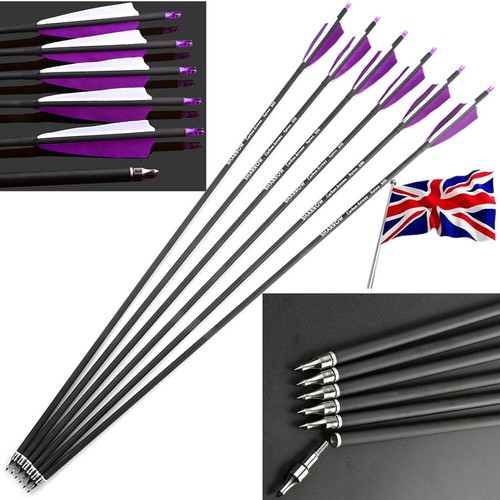 12x carbon arrows - carbon, 30''