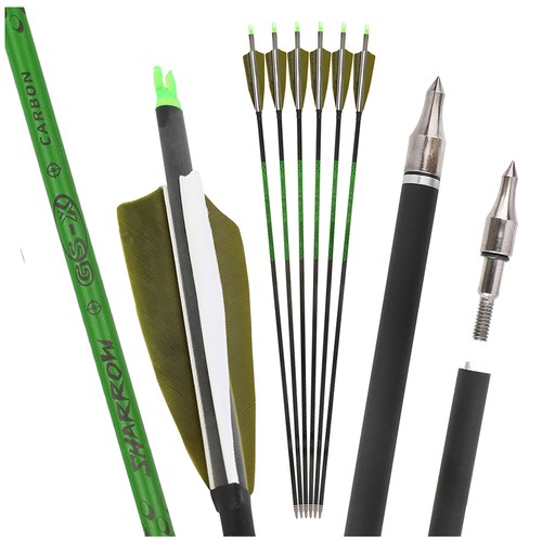 12pc pure carbon arrows - pure,